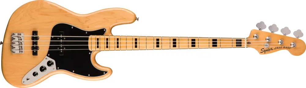 Quantità Limitata Fender Classic Vibe '70s Jazz Bass, Maple Fingerboard, Natural, Basso Elettrico