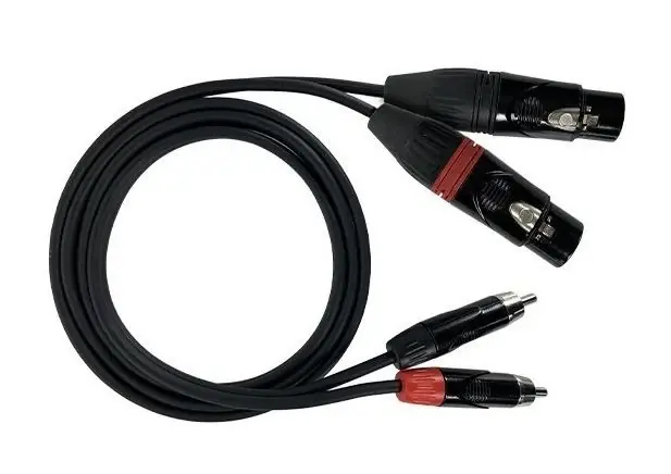 Zzipp Cavo 3M 2 RCA Maschio con 2 XLR Femmina Prezzo Basso