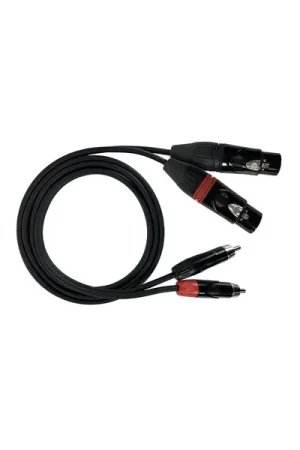Cavo audio 2 spinotti rca 2 prese xlr 1.5 m Nuova Collezione
