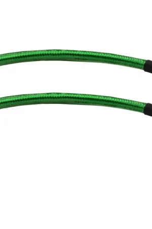 Offerta Limitata Set 2 cavi per strumenti 90' jack/jack 015 m colore verde 0,15 m