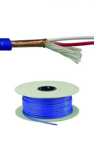 Bobina 100mt di cavo microfonico "standard quality" colore blu Offerta Speciale