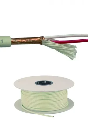 Bobina 100mt di cavo microfonico "standard quality" colore bianco Prezzo Di Fabbrica