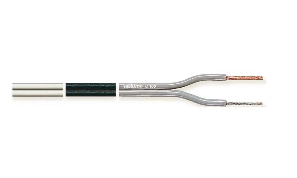 Offerta Piattina polarizzata 2 x 0,75 mm² - nera - 100 m