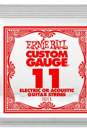 Affare Ernie Ball 1011 Corda Singola Mi Alto .011 per Chitarra elettrica e acustica