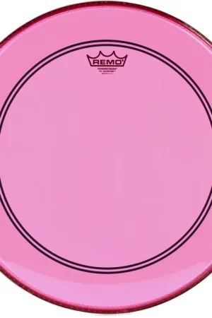 Acquista Ora Remo P3-1318-ct-pk - Remo-pelle Battente/risonante Powerstroke3 Colortone Trasparente Cassa 18 Pink